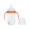 Çifte saplı bebek silikon besleme seti 110C-120C sıcaklıkta temizlenmesi kolay meme ile